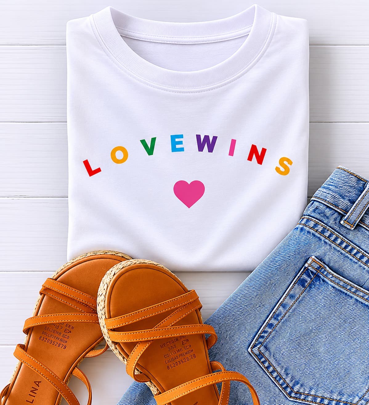 Camiseta Love Wins