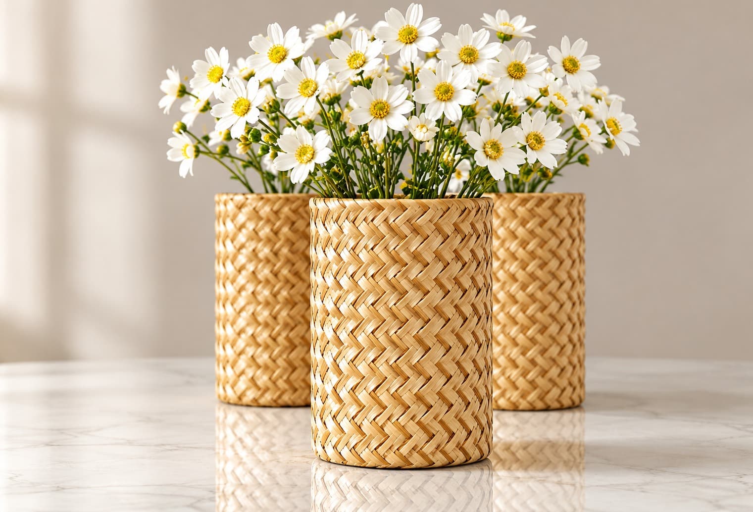 Trio de Floreros