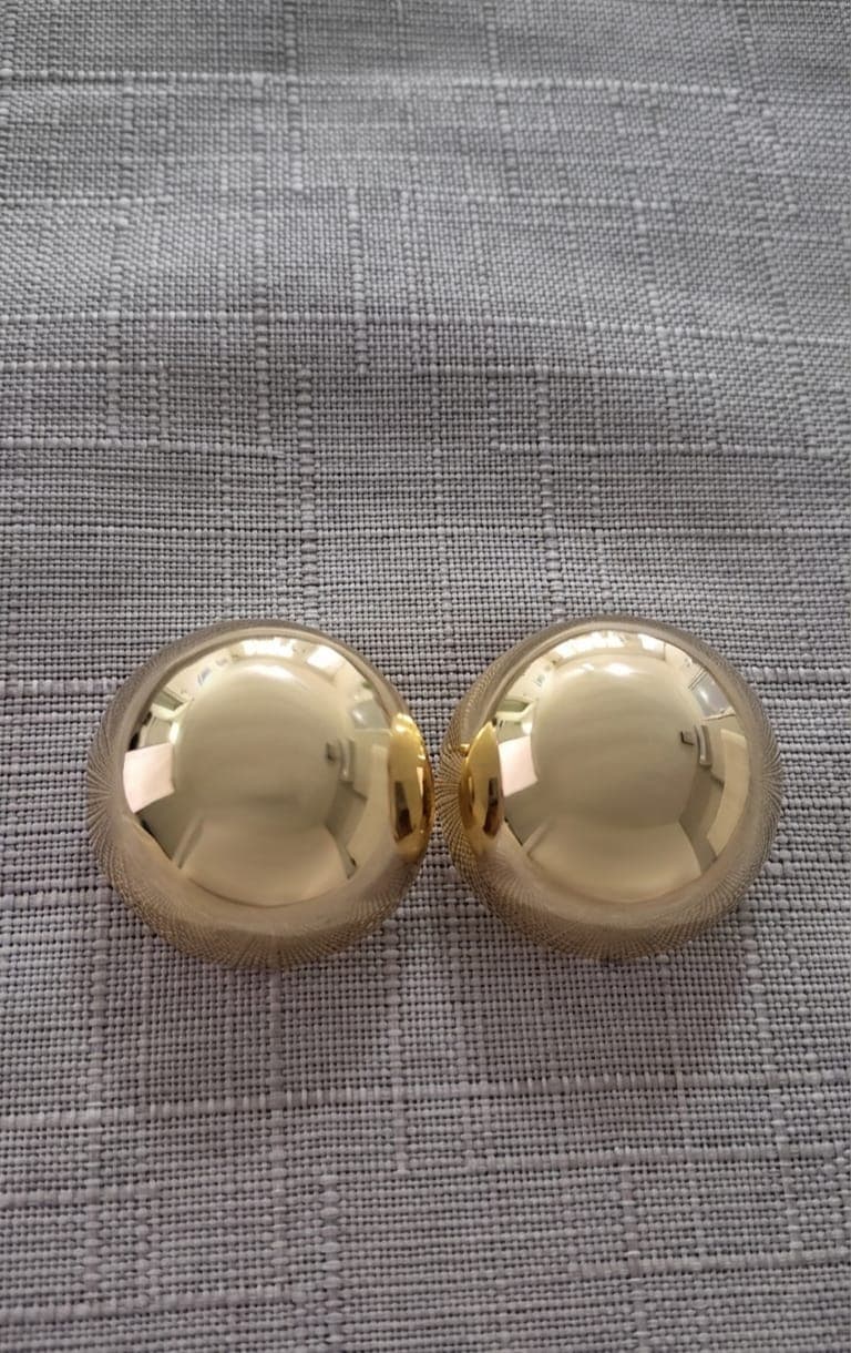 ARETES ESFERAS DORADAS