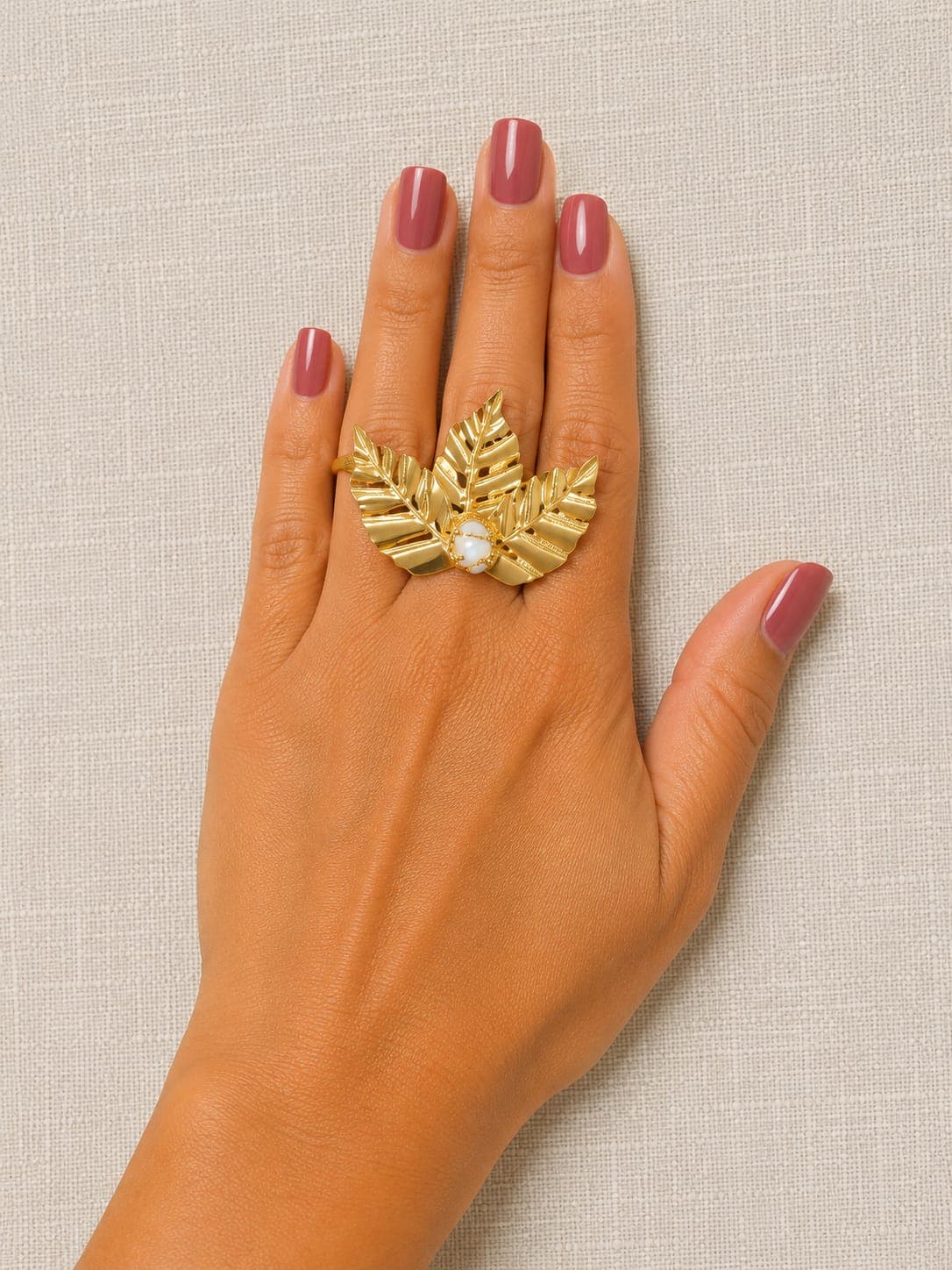 ANILLO LAUREL DORADO