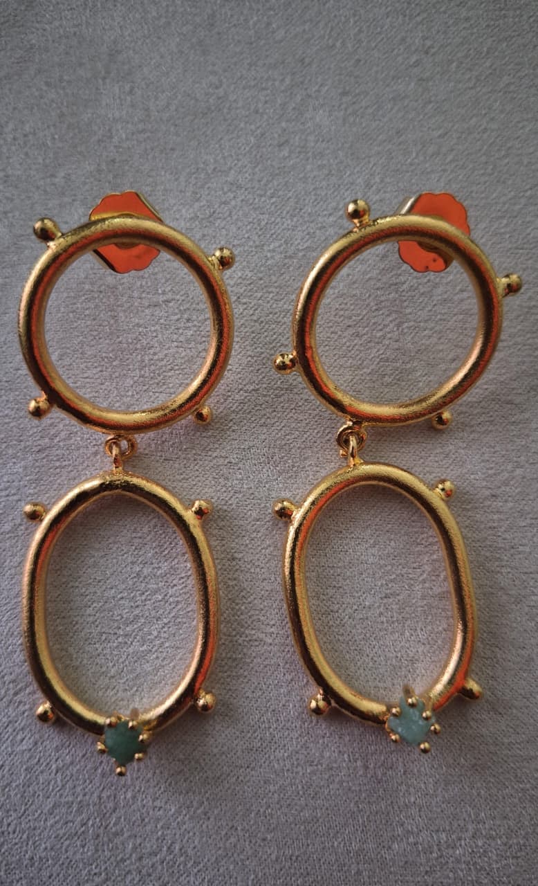ARETES AURA TURQUESA